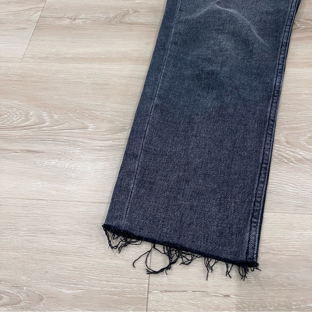 All Saints Rali Raw Hem Straight Leg Jeans View 4